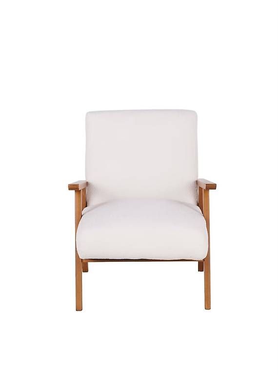 Maisons du monde Poltrone: MAISONS DU MONDE HERMANN - Sessel mit Bouclé-Stoff – Usato da Horw venduto da babseatsyou 2