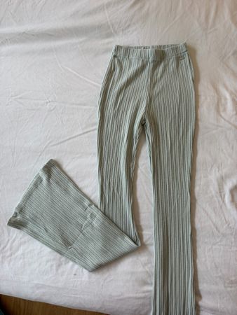 Ribbed Flare Pants