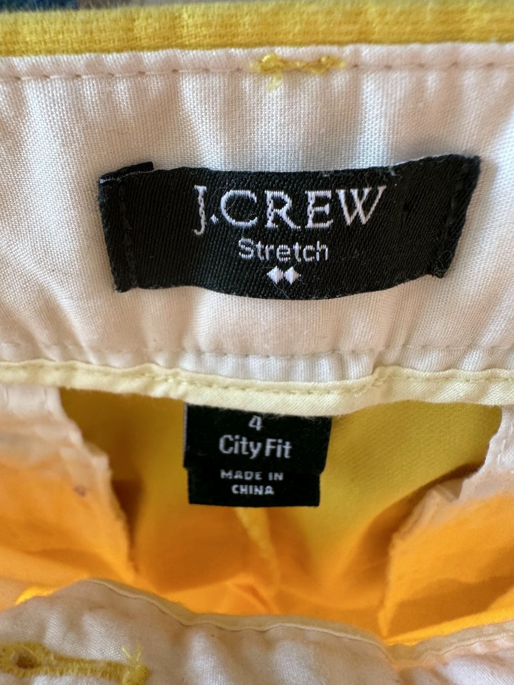 Pantaloni: Gelbe Damen Hose von J.Crew – Usato da Thalwil venduto da Maricortin 5