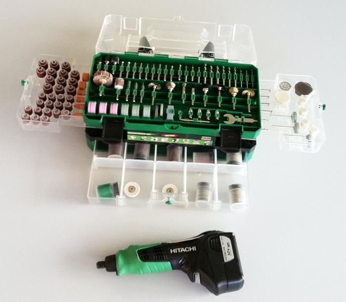 Hitachi Smerigliatrici & Lucidatrici: Akku Geradeschleifer Dremel /Hitachi GP10 – Nuovo e nell'imballaggio originale da Rüttenen venduto da atwork-tools 2