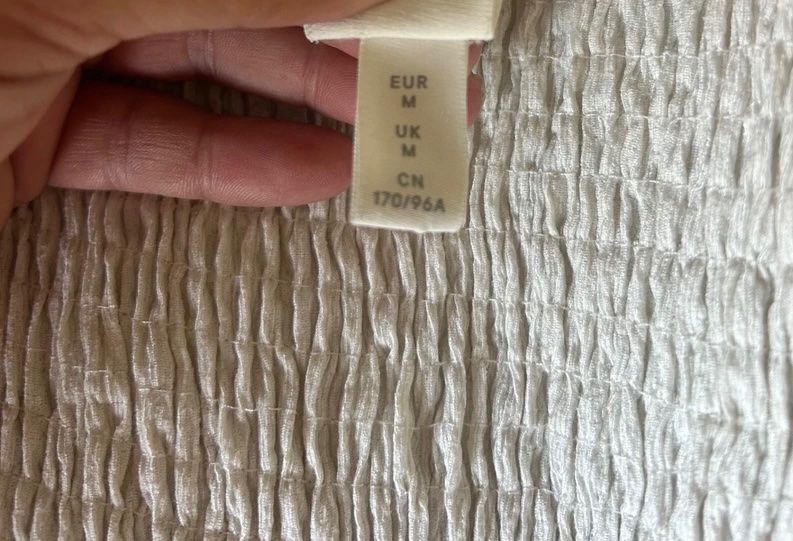 H&M Vestiti: Vestito bianco H&M – Usato da Lopagno venduto da CLep 3