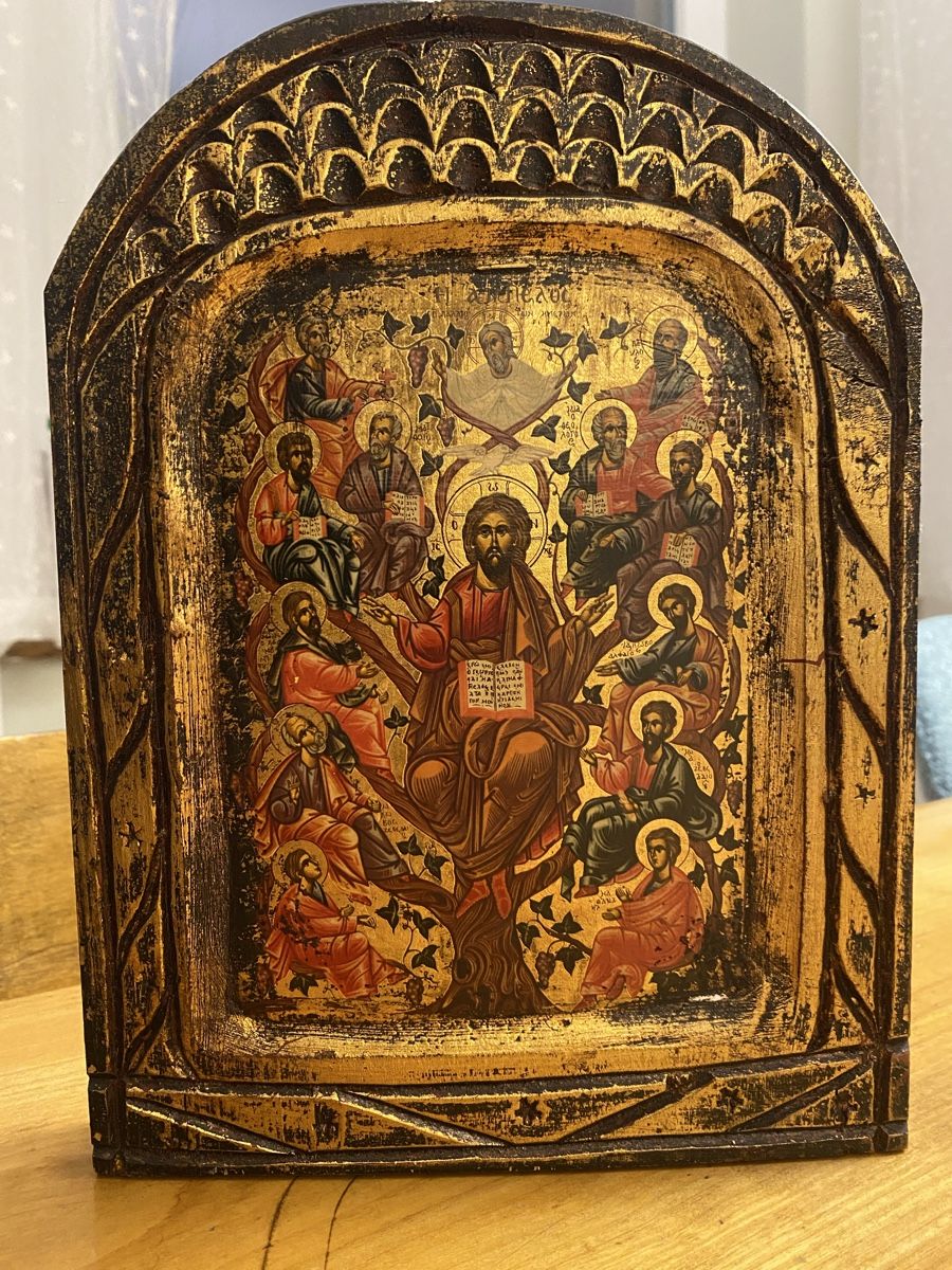 Dipinti: Ikone "Jesus Christus Baum des Lebens" – Usato da Zürich venduto da DonRoosli