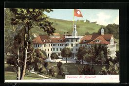 Weissbad, Gebäudeansicht mit Umgebung