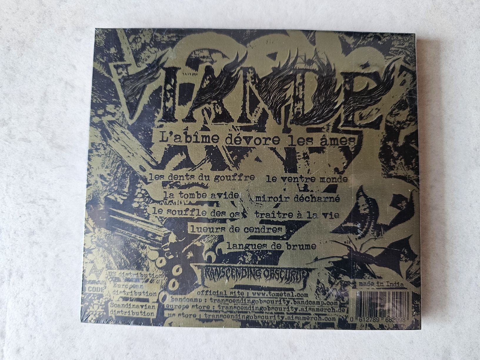 CD: Viande  -  L'abîme Dévore Les Âmes  /  Fabrikneu – Nuovo e nell'imballaggio originale da Schneisingen venduto da backstore24 1