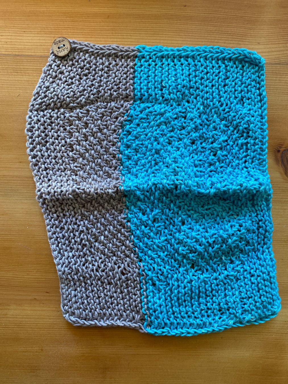 Altro per la casa: ABWASCHLAPPEN-BLAU-GRAU,HANDGEMACHT – Nuovo e nell'imballaggio originale da Meienried venduto da ManuelaBoutique 1