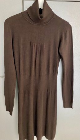 Kleid / Strickkleid in Braun, Gr. M