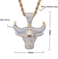 Halskette - Iced Out optik inkl.BOX / silber - ab 1.-