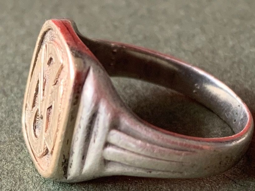 Bagues: Herrenring Gold/Silber INITIALEN M&J (57) – D'occasion à Laufen par belleskulptur 9
