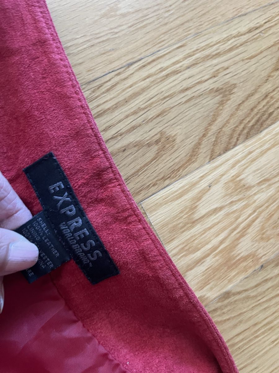 Gonne: Schicker Lederrock Wildleder Gr. 38 -40 rosa – Usato da Rüschlikon venduto da leo_mwz2 8