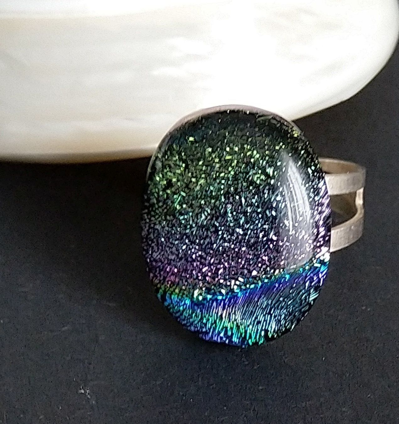 Anelli: REGENBOGEN RING IN 925 SILBER – Usato da Romanshorn venduto da BoutiqueA 3