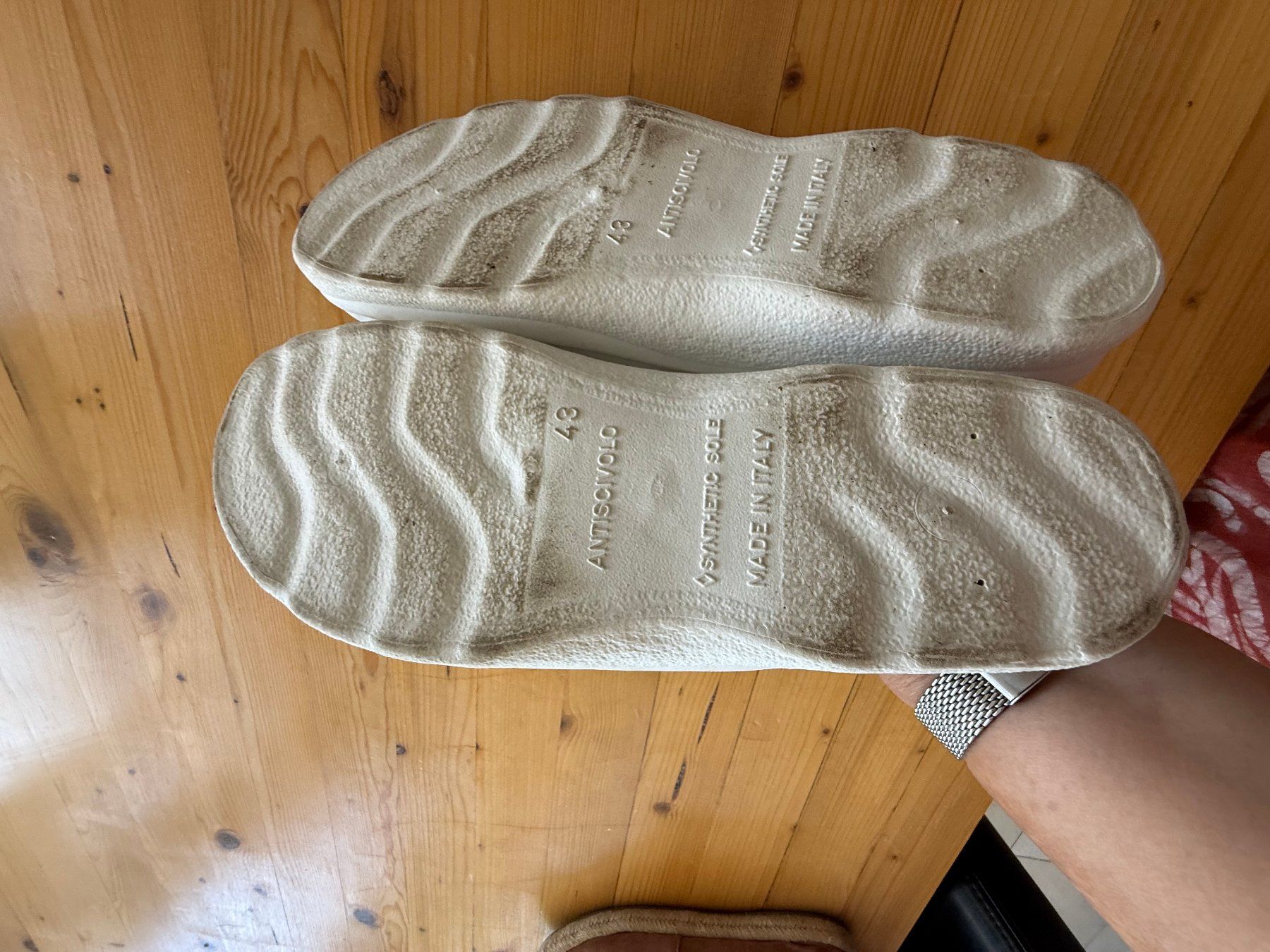 Scarpe da donna: Schuhe Grösse 43 Leder weiss – Usato da Kirchdorf AG venduto da coco123 1