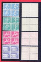 1964  Rollenmarkensatz 4er m.Leuchtstoff ohne Nr. Postfrisch