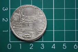 silber kantonsmünze zürich halbtaler 1761