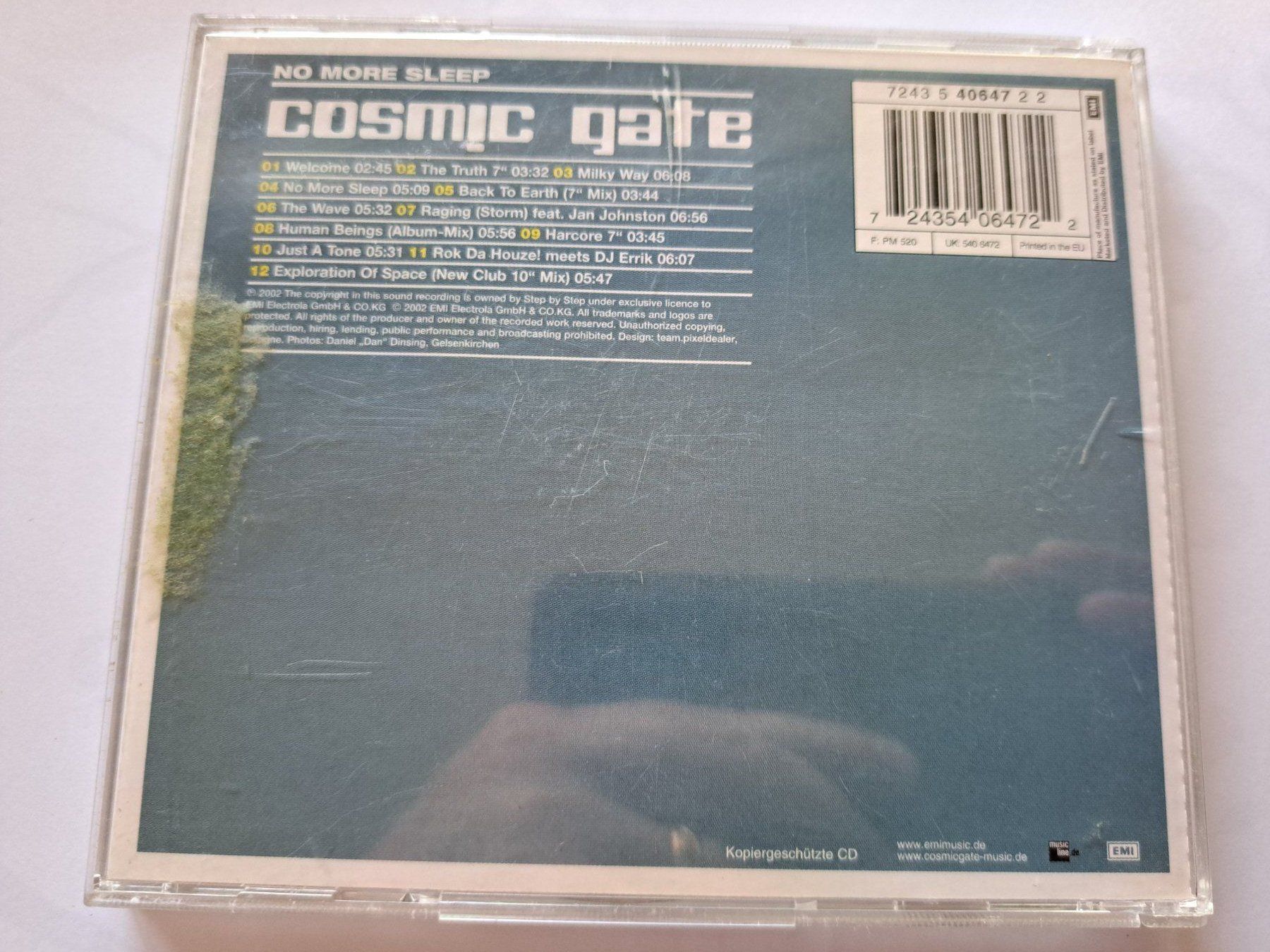 CD: Cd Cosmic Gate - No more sleep  ( Trance )  – Usato da Pully venduto da bro_n52j 1