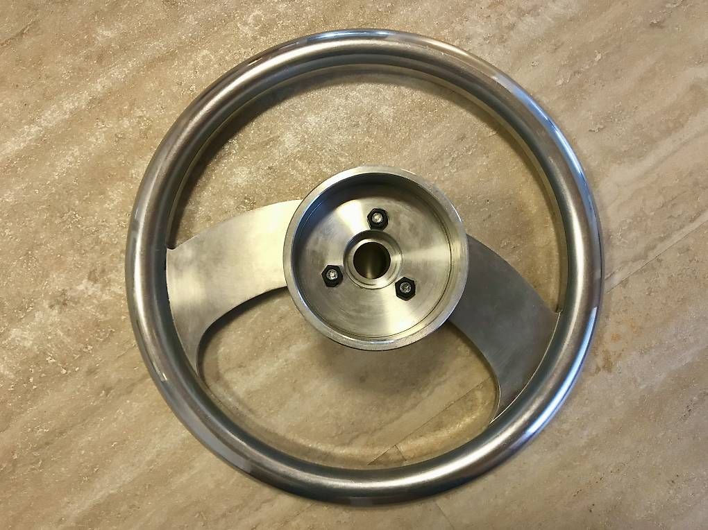 Musikinstrumente: Billet Custom Alu Lenkrad poliert 30 cm – Gebraucht aus Turbenthal von Retoo 1