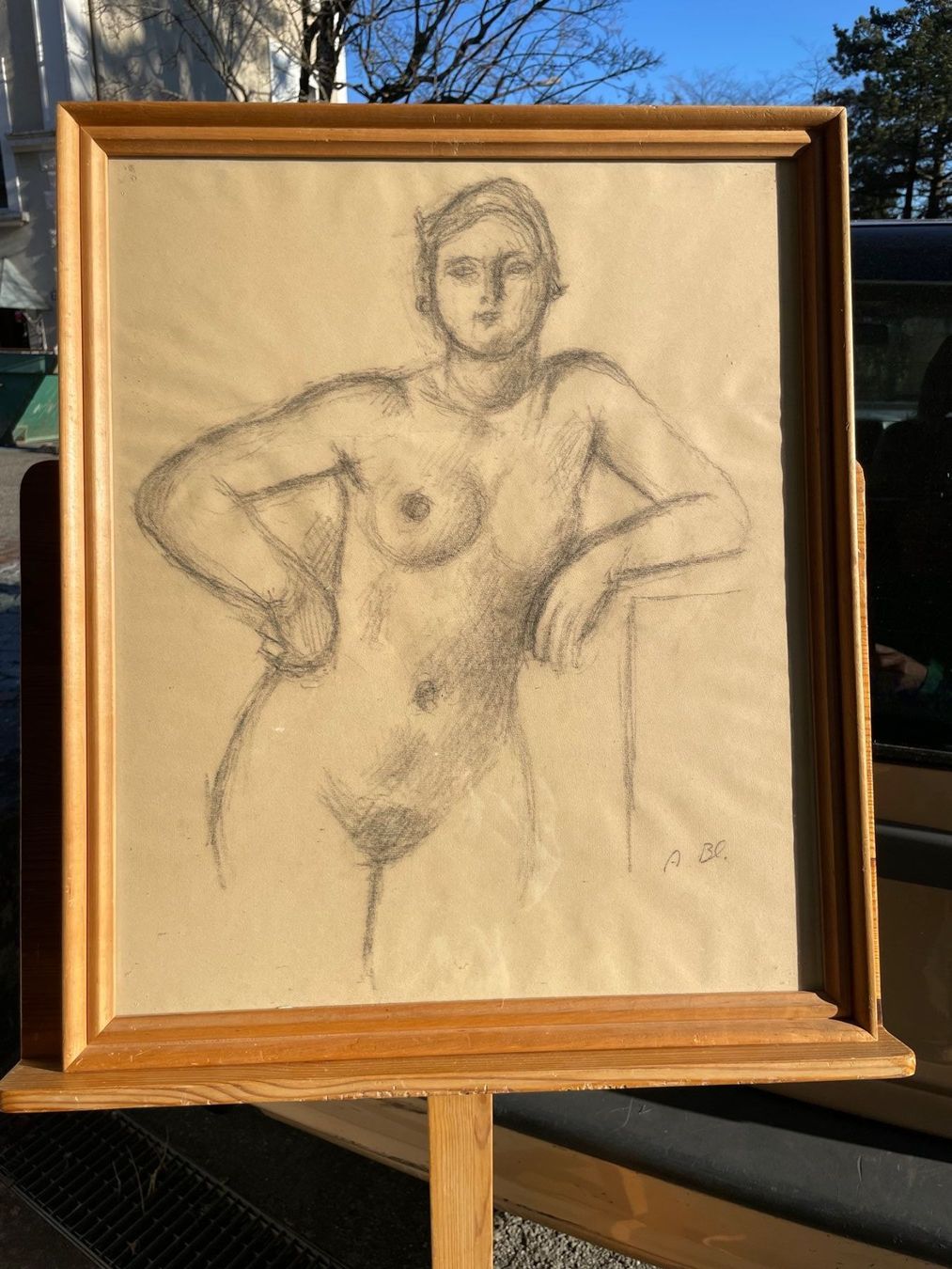 Matite, matite colorate & gessi: A. Blanchet 4 dessins de nu / 4 Akte – Usato da Biel/Bienne venduto da Galaq 1