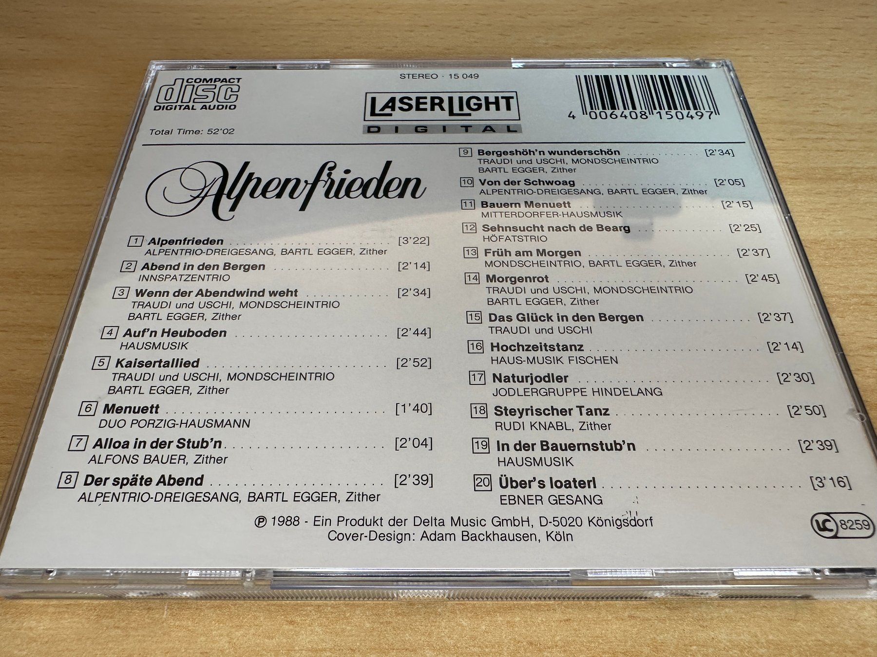 CD: Alpenfrieden - Alpenfrieden – Usato da Rikon im Tösstal venduto da Alpenmutz 1