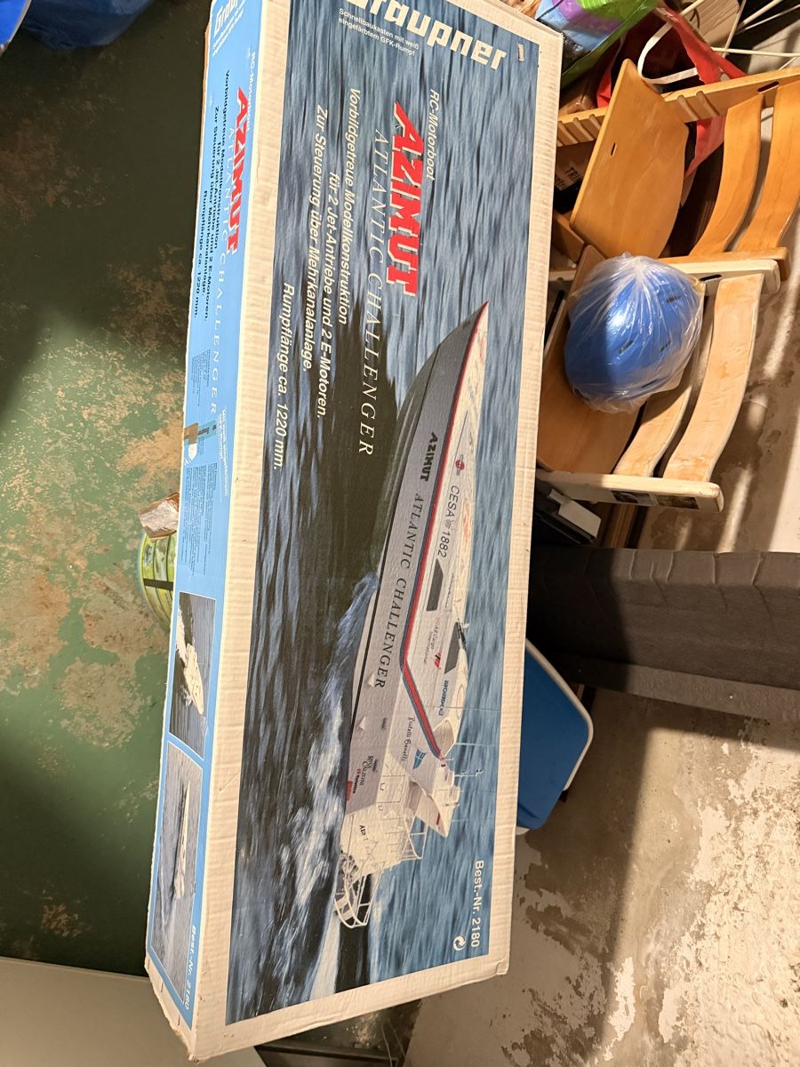 Graupner Modellismo RC: Graupner Azimut Atlantik Challenger Bausatz – Usato da Deitingen venduto da Djlion