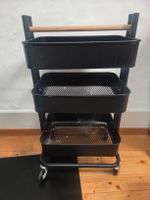 Desserte / Chariot de rangement noir 3 niveaux RÅSKOG  Ikea