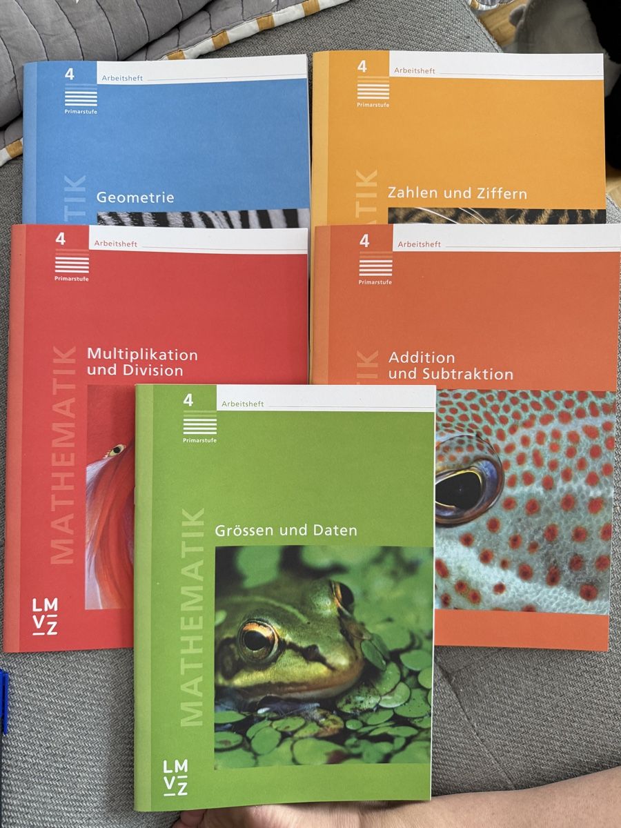 Bücher: 5 Arbeitshefte Mathematik Primarstufe 4 - neu – Neu (gemäss Beschreibung) aus Aarau von Tam6