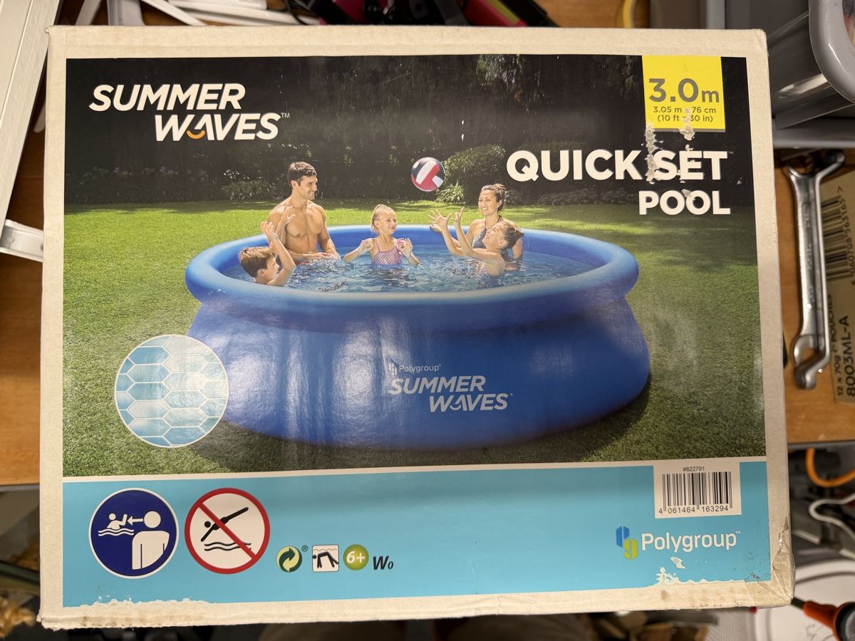 Schwimmbad: Quick Set Pool Summer Waves 3.00 – Neu und originalverpackt aus Duggingen von Ysvogel