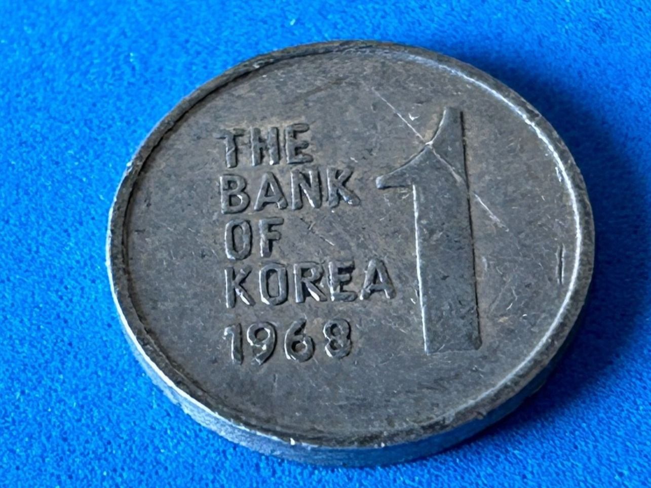 Tutti le monete: South Korea - 1 Won 1968 – Usato da Corcelles NE venduto da AJKader