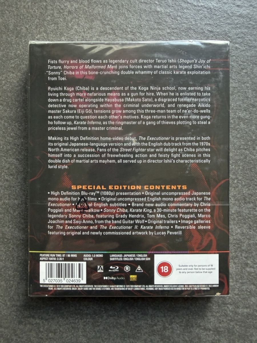Tutti i DVDs: The Executioner Collection Blu-ray Arrow Video – Nuovo (secondo la descrizione) da Zürich venduto da cENS0R 1
