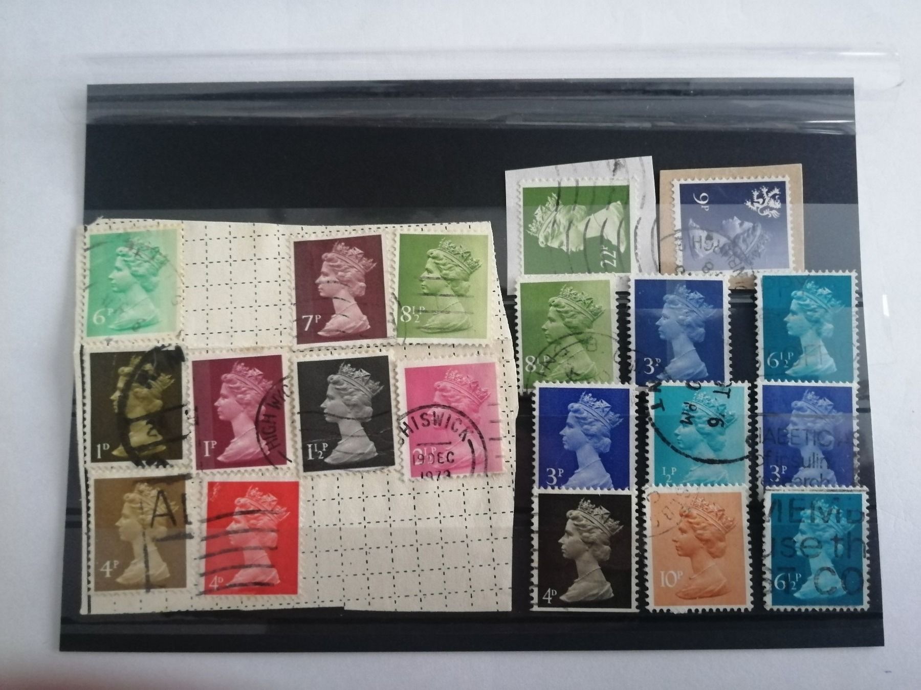 Alle Briefmarken: Briefmarken England/Irland – Gebraucht aus Hinterkappelen von 1399 7