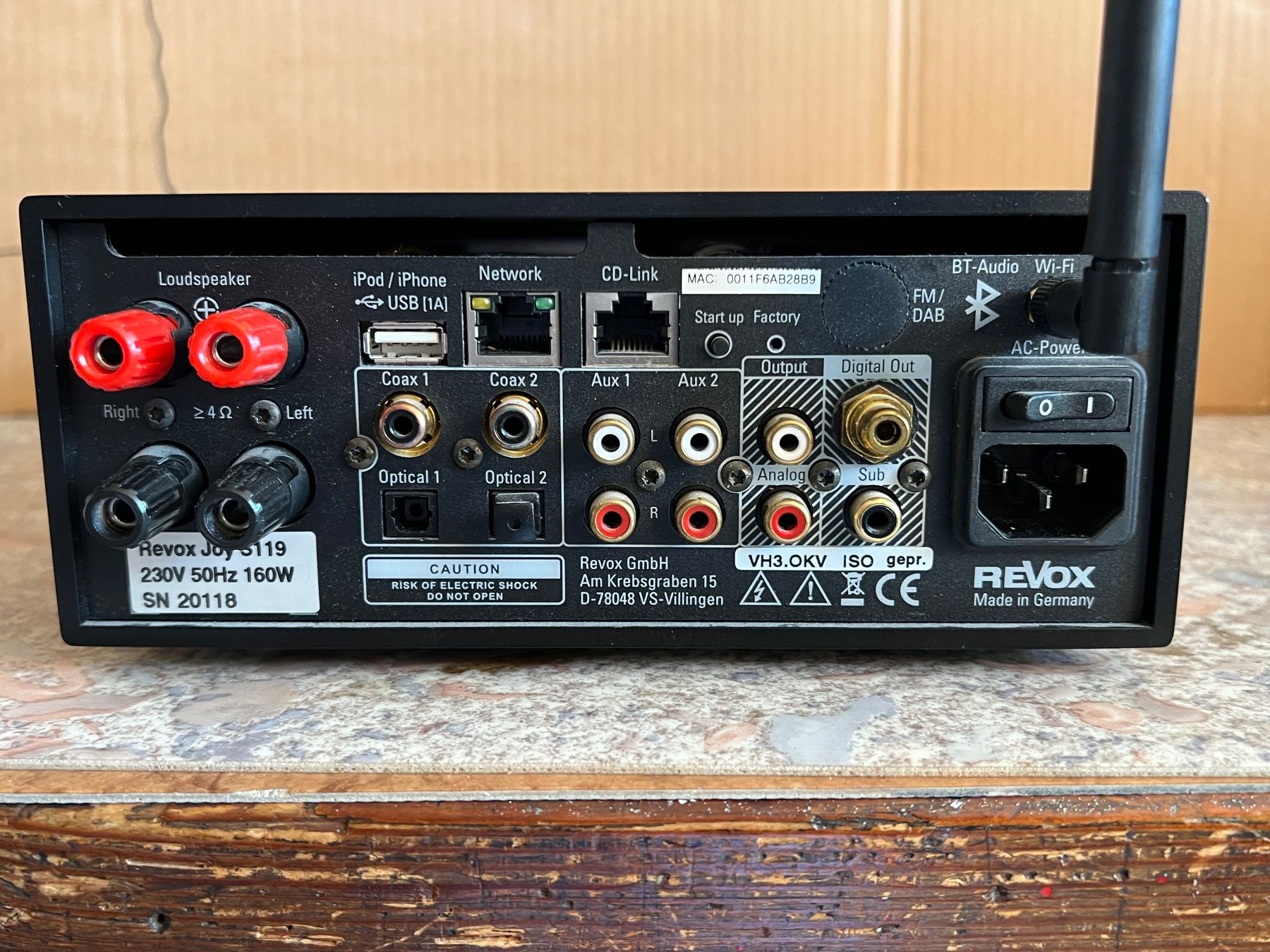 Revox Ricevitori: Revox Joy network receiver schwarz UNGEPRÜFT! – Difettoso da Gebenstorf venduto da Secondtronik 3