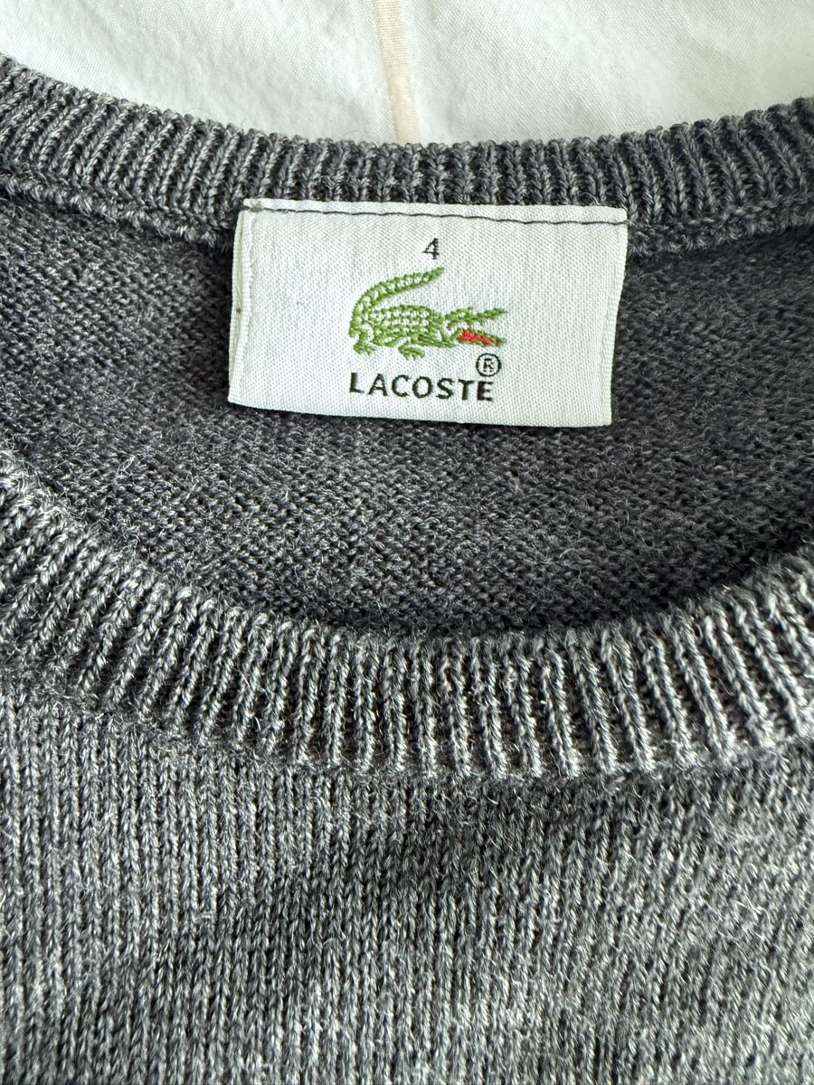 Lacoste Maglioni & Felpe: Lacoste Pullover, Gr. 4/M, Anthrazit – Usato da Zollikon venduto da snowflake10- 3