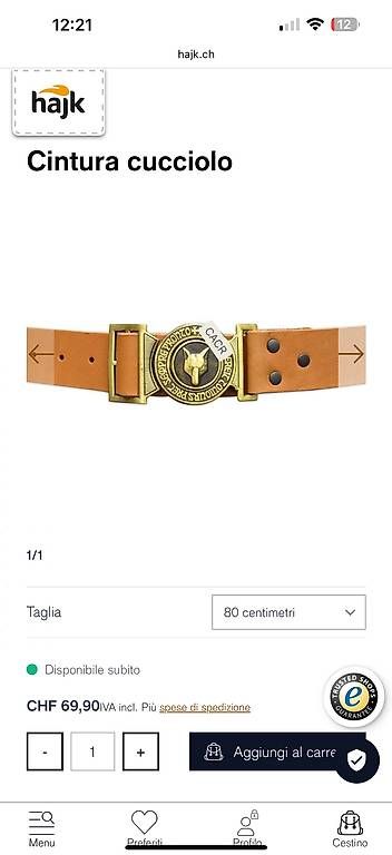 Cinture: Scout cintura – Usato da Massagno venduto da NiniLiliTiti 2