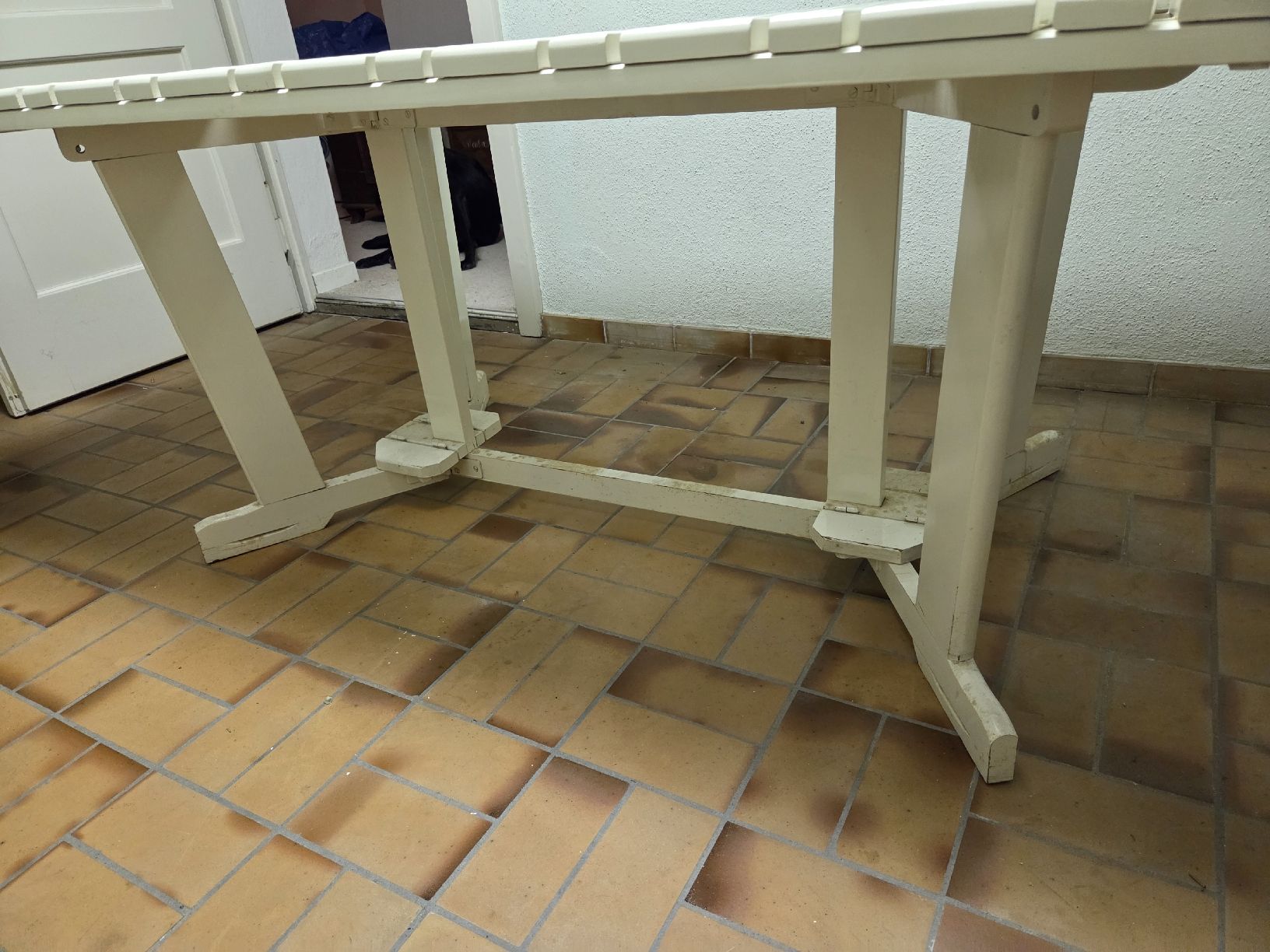 Tavoli: Klapp- und verlängerbarer Gartentisch – Usato da Wädenswil venduto da weihpos 3