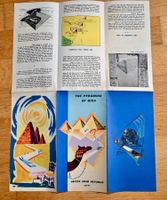 1959 United Arab Republic THE PYRAMIDS OF GIZA tourist info