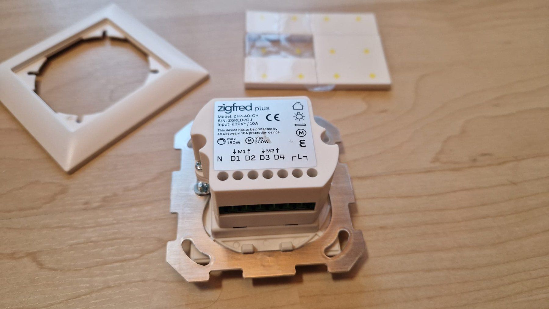 Schalter: Zigfred Plus Smart Switch Zigbee, gebraucht, ohne OVP – Gebraucht aus Nidau von auk_2g9h 2