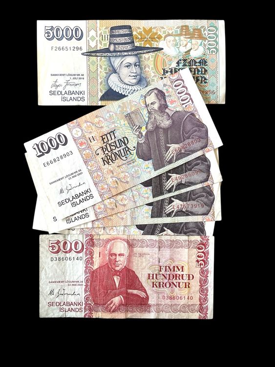 Island Lot Banknoten (Gebraucht) in Winterthur für CHF 54 – mit ...