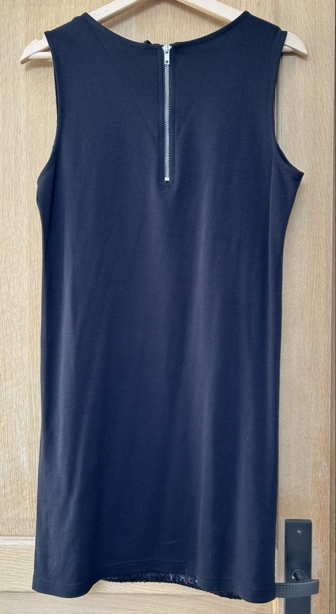 H&M Vestiti: Robe noire à sequins H&M, taille L, fêtes – Usato da Genève venduto da and_k79x 2