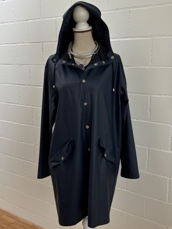 Gute blaue Regenjacke v. Rino & Pelle, Gr.40