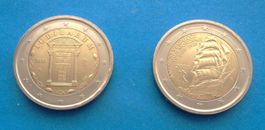 Italien: 2 Euro 2025: Anno Santo und Vespucci, VZ.