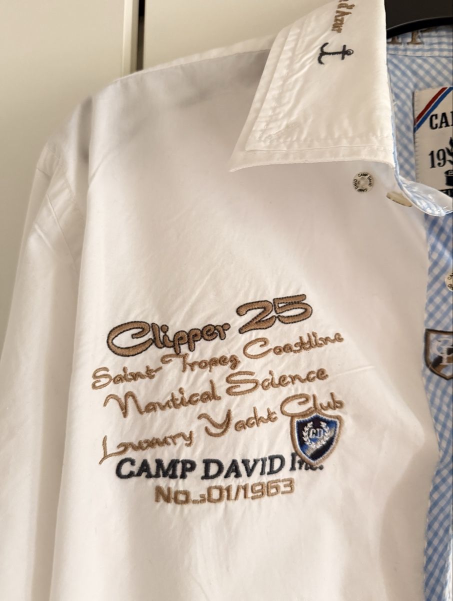 Camp David Camicie: Camp David Hemd Saint Tropez L Frankreich Herren Mann – Usato da Sursee venduto da Betlaze 1
