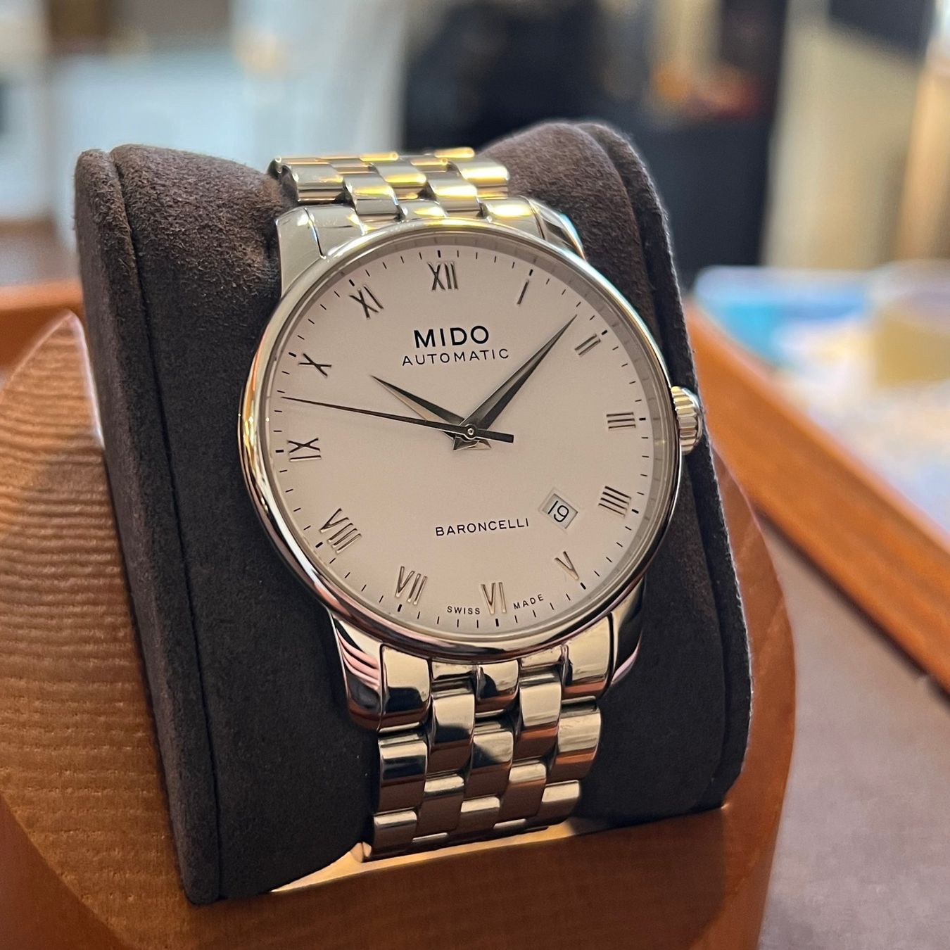 Mido Orologi: Mido Baroncelli Automatic Date M8600.4.26.1 – Usato da Carouge GE venduto da Watchaser 1