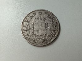 🇮🇹 Italy 1 lira 1886 Silver 5g .835