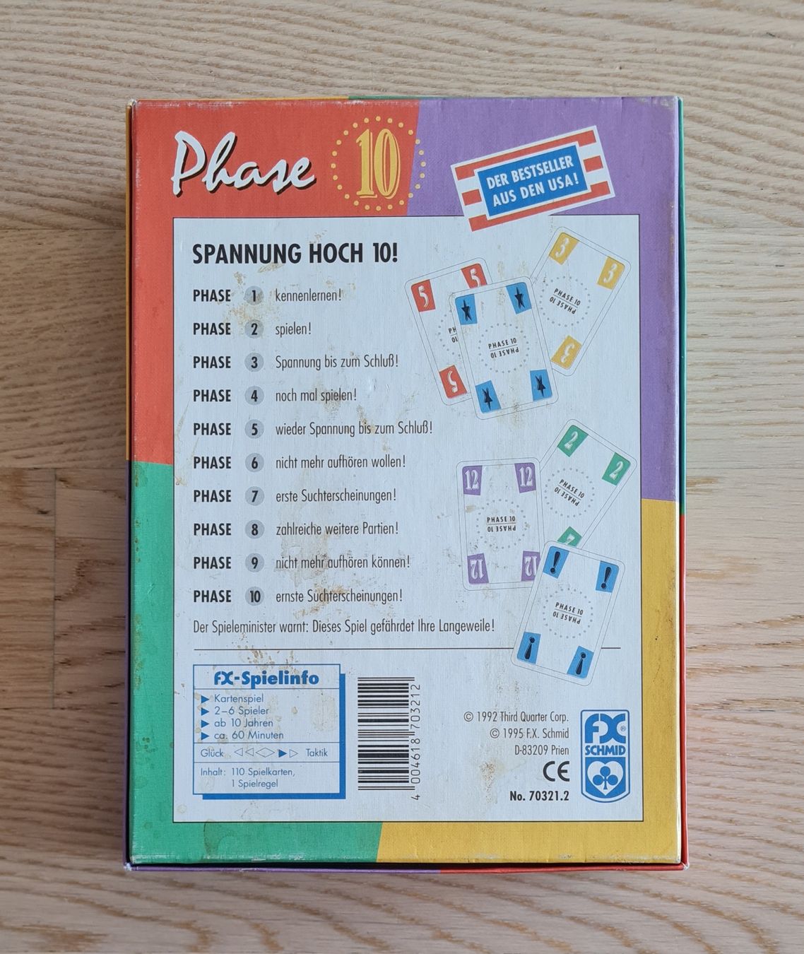 Giochi: Original Phase 10 FX Schmid 1995 – Usato da Birsfelden venduto da Dealgoenner24 2