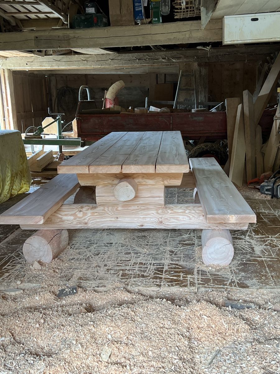 Tischset: Tisch Bank Kombination, Gartentisch – Neu (gemäss Beschreibung) aus Wasen im Emmental von fix87