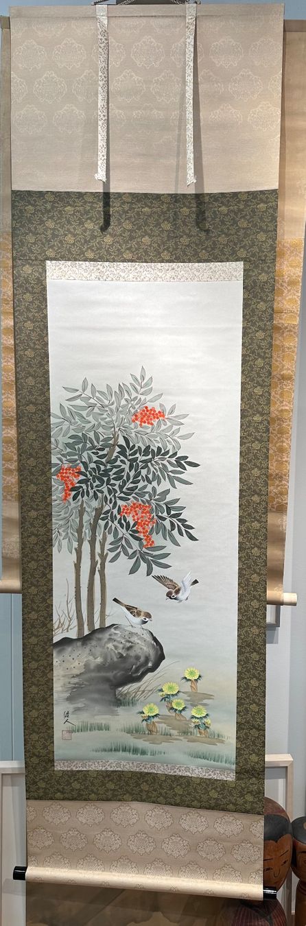 Poster & Bilder: Rollbild Japan Kakejiku „Suzume" – Gebraucht aus Bern von mbtiti 1