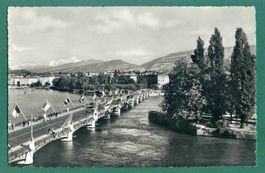 Genève, Ile Rousseau, et le Pont du Mont-Blanc, ungelaufen