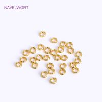 Spaltringe 4 mm – Farbe 18K Gold (± 30 Stk.) neu