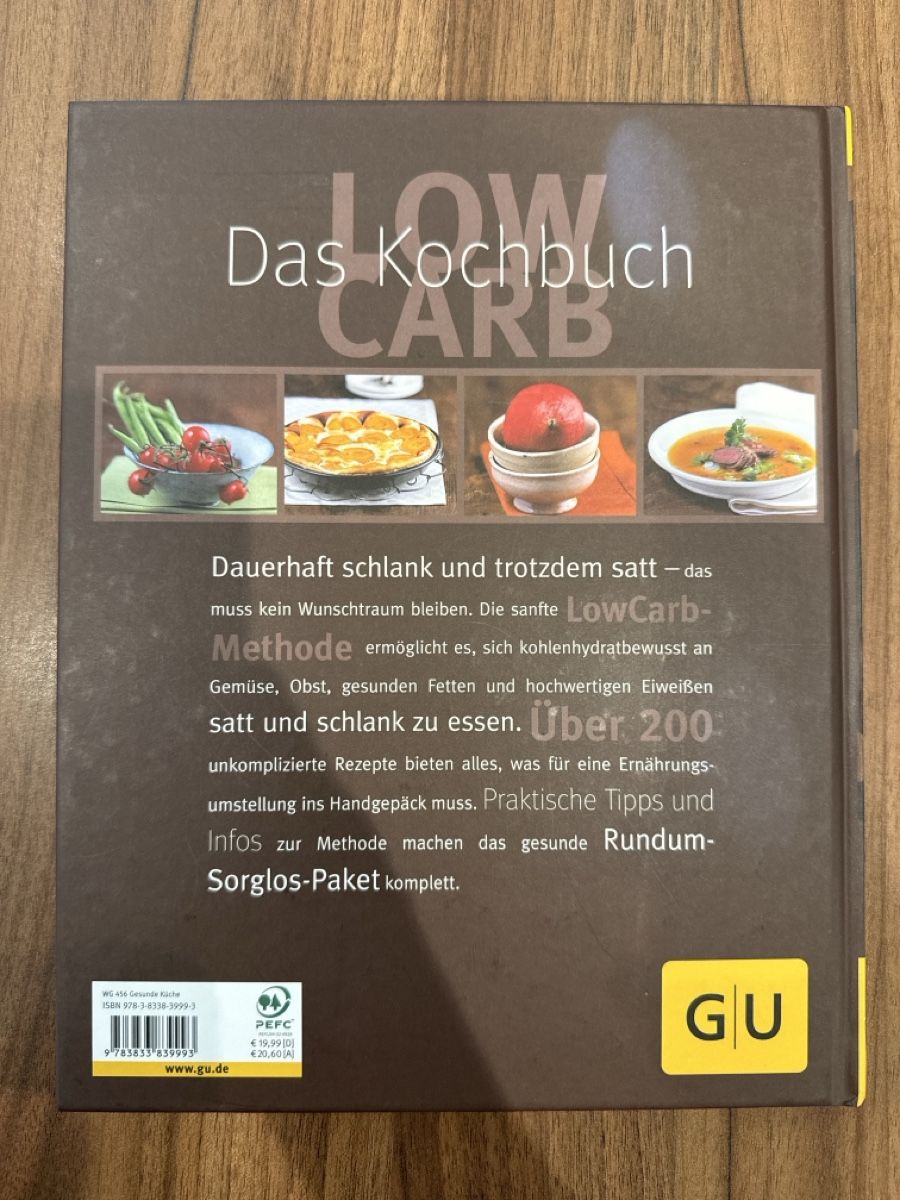 Bücher: Das Low Carb Kochbuch – Gebraucht aus Gossau ZH von Phelsuma01 1