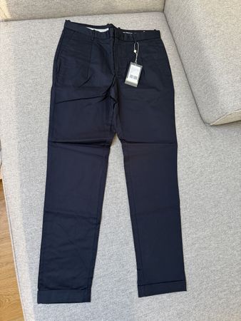 Pier One Herren Hose, Neu mit Etikett, Grösse 48, Dunkelblau