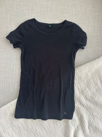 T-Shirt, schwarz, S, United Colors of Benetton