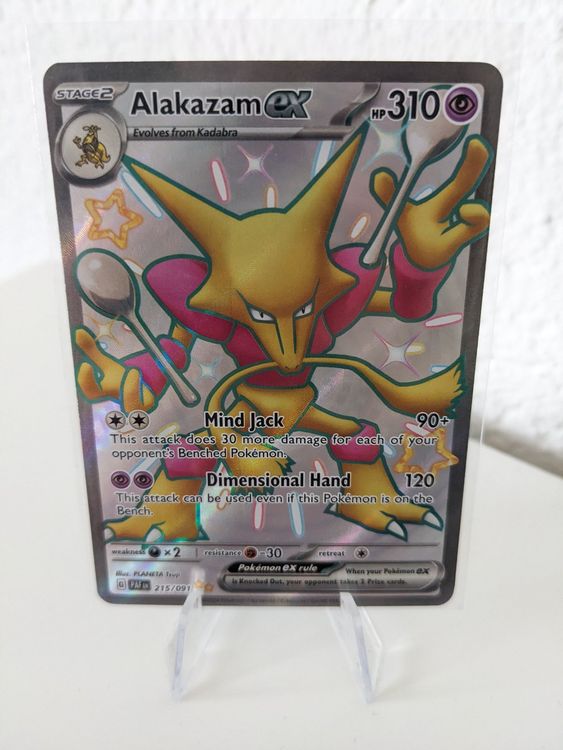 Pokemon Paldean Fates Alakazam EX 215/091 ( EN ) Kaufen auf Ricardo